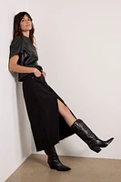 Zuri Faux Leather Tee