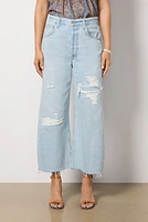 Ayla Raw Hem Crop