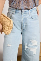 Ayla Raw Hem Crop