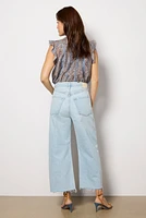 Ayla Raw Hem Crop