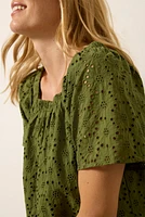 Hadley Eyelet Top