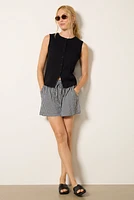 Gingham Short