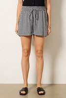 Gingham Short