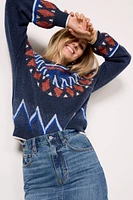 Fairisle Crew Neck Sweater