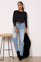 Peyton Snap Cuff Tee