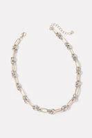 Rinna Two Tone Necklace