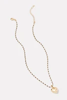 Norma Puffy Heart Necklace
