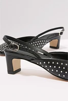 Lindy Studs Leather Pump