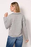 Hillary Collared Sweatshirt