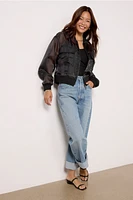 Skyline Organza Bomber