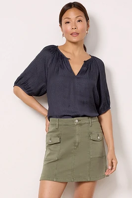 Thea Jacquard Top
