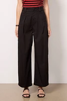 Cara Cropped Pleated Trouser