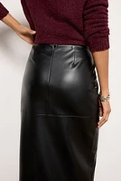 METROPOLITAN LEATHER SKIRT
