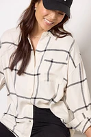 River Plaid Button Up