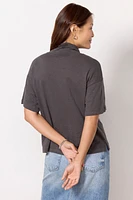 Sera Mock Neck Tee