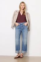 Beau Split Neck Tee