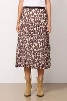 Pleated Midi Skirt