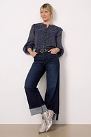 June Dotty Printed Blouse