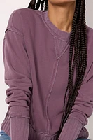 Maeve Rib Trim Sweatshirt