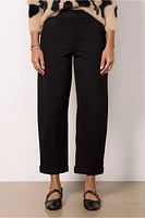 Rolled Straight leg Trouser