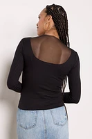 Lenny Mesh Top