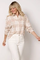 River Plaid Button Up