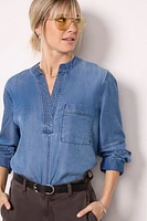 Laci Chambray Popover