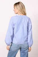 Cella Stripe Long Sleeve Top