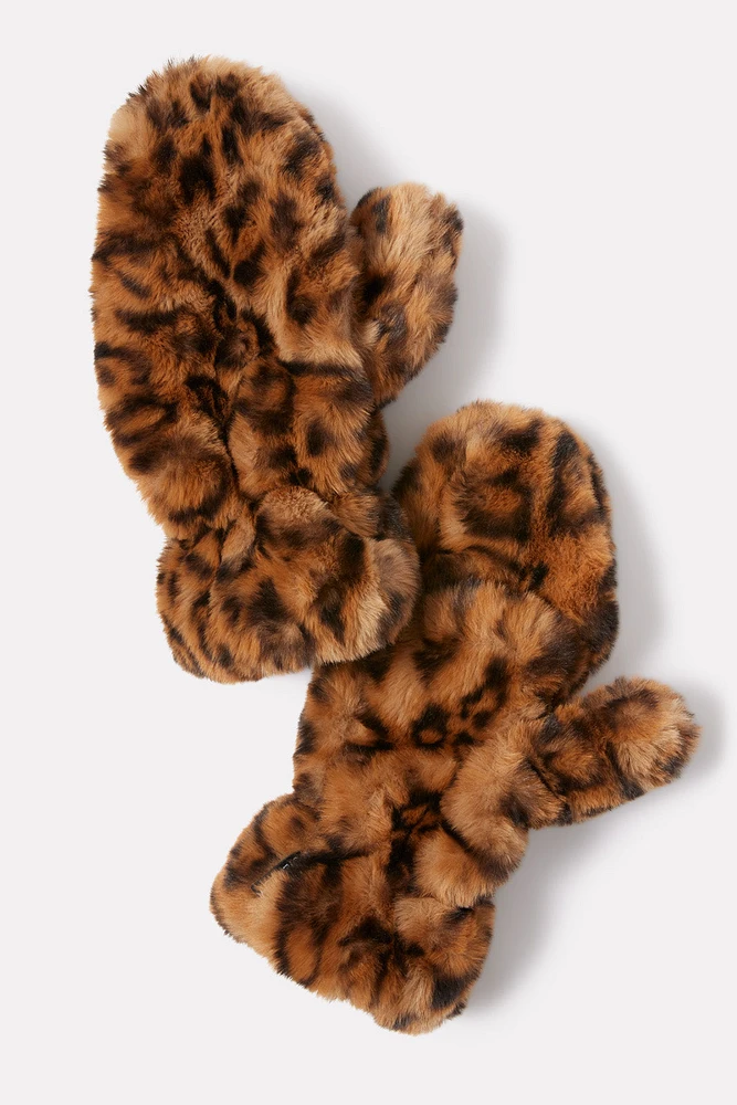 Coco Leopard Gloves