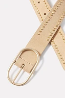 Royce Skinny Studded Belt