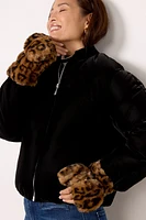 Coco Leopard Gloves
