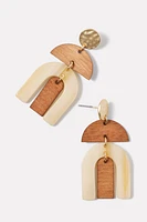 Kya Wood Statement Earring