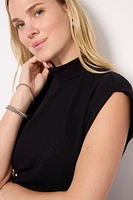 Mary Mock Neck Top