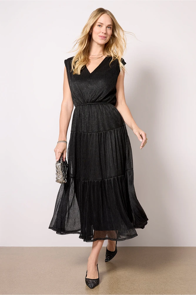 Gloria Metallic Dress