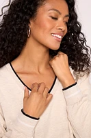 Elena V Neck Sweatshirt
