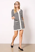 Button Front Knitted Dress