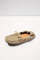 Calla Suede Studs Loafers
