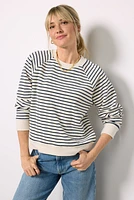 Theron Sailor Stripe Terry Sweatshirt