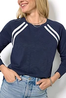 Kit Sporty Stripe Raglan