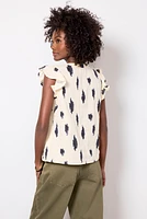 Nadia Flutter Top