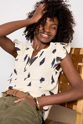 Nadia Flutter Top