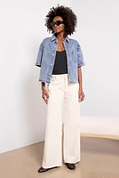 Rachel Denim Short Sleeve Shirt