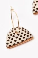 Linnea Gold Dipped Hoop Earring