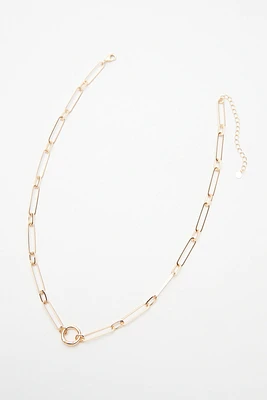 Paperclip Charm Necklace