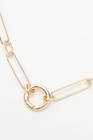 Paperclip Charm Necklace