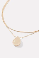 Riva Drop Pendant Necklace