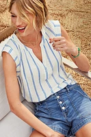 Ever Short with Exposed Buttons