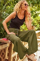 Wide Leg Linen Pant