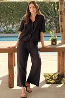 Eden Gauze Eyelet Top