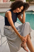 Rhett Mixed Media Maxi Dress